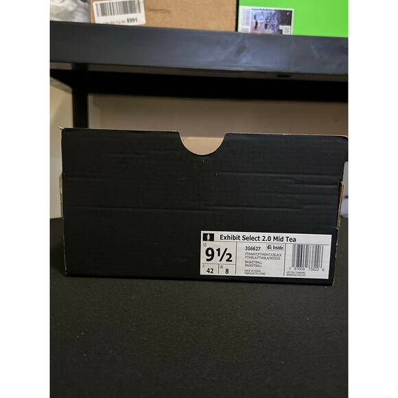 Adidas Exhibit 2.0 Mid Tea White / $120 Retail !! / Size 9.5W (8.5M) / Brand New - Picture 8 of 8